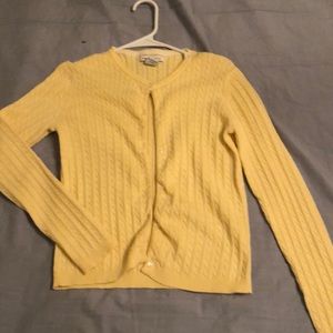 Abercrombie & Fitch Girls Yellow cardigan